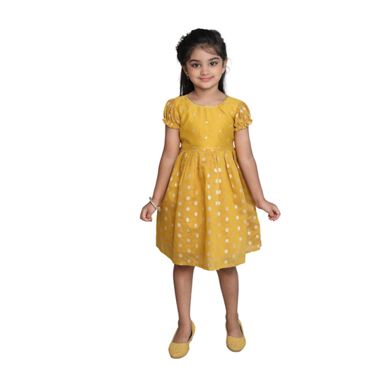 Why Chanderi Frocks are Perfect for Your Little One: Comfort Meets Tradition