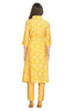 Abstract Print A-line Kurta with Pant for Women