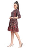 Batik Print Short kurti with Sequin work