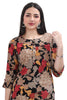 Multi Color Floral Print Kurti in Rayon with Foil Highlights
