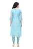 Embroidered Silk Kurti for women