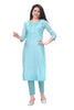 Embroidered Silk Kurti for women