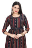 Blue Frock Style Floral Print Kurti for women