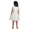 Chanderi Cotton Dress for Girls Frock White