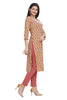 Cotton Kurti for women with Floral Print and zari work