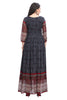 Frock Style Kurti for Women with Bandhani and Ajrak print