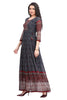 Frock Style Kurti for Women with Bandhani and Ajrak print