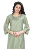 Silk Embroidered Kurti for women