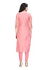 Embroidered work Kurti for women with V-cut round neck