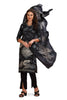 Floral Kurta Set with Designer pant and Printed Dupatta Black