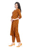 Floral Print Cotton Kurta Set for Women with Printed Pants