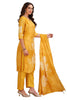 Floral Straight cut Kurta Set with pant and Dupatta Yellow