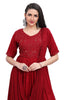 Frock Style Full Length Elbow Sleeves Kurti for women