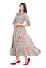 Frock Style Kurta for Women With Floral Print