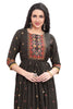 Frock Style Mughali Print One Piece Dress with Dori Belt