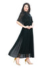 Frock Style Full-Length Kurti for Women with Designer Poncho