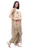 Indo-Western Co-ord Set with designer Poncho