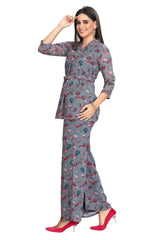 Indo Western Kalamkari print Co-Ord Set for Women