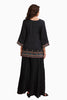 Indo Western Kurta set with Palazzo and Dupatta Black