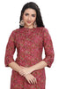 Cotton Kalamkari Print Straight Cut Kurti for Women