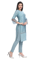 Kurta for Women With Designer Hand Work on Yoke