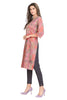 Multi Color Cotton Kurti for Women: Straight Cut with Embroidered Neckline