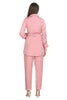 Pink Apple cut Co-Ord Set for women with Narrow Pant