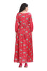 Pink Frock Style Kurti with Zari Sequin Belt