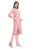 Pink Kurta for women with Chikankari Work