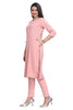 Pink Kurta for women with Chikankari Work