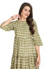 Frock Style One Piece Dress with Designer Sleeves