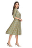 Printed Princess cut Kurti for women with foil highlights