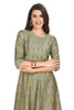 Printed Princess cut Kurti for women with foil highlights