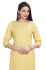 Rayon Kurti Straight Cut with Front Embroidery for Women