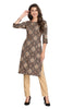 Rayon Kurti with Mughalai Floral Print and Foil Highlights