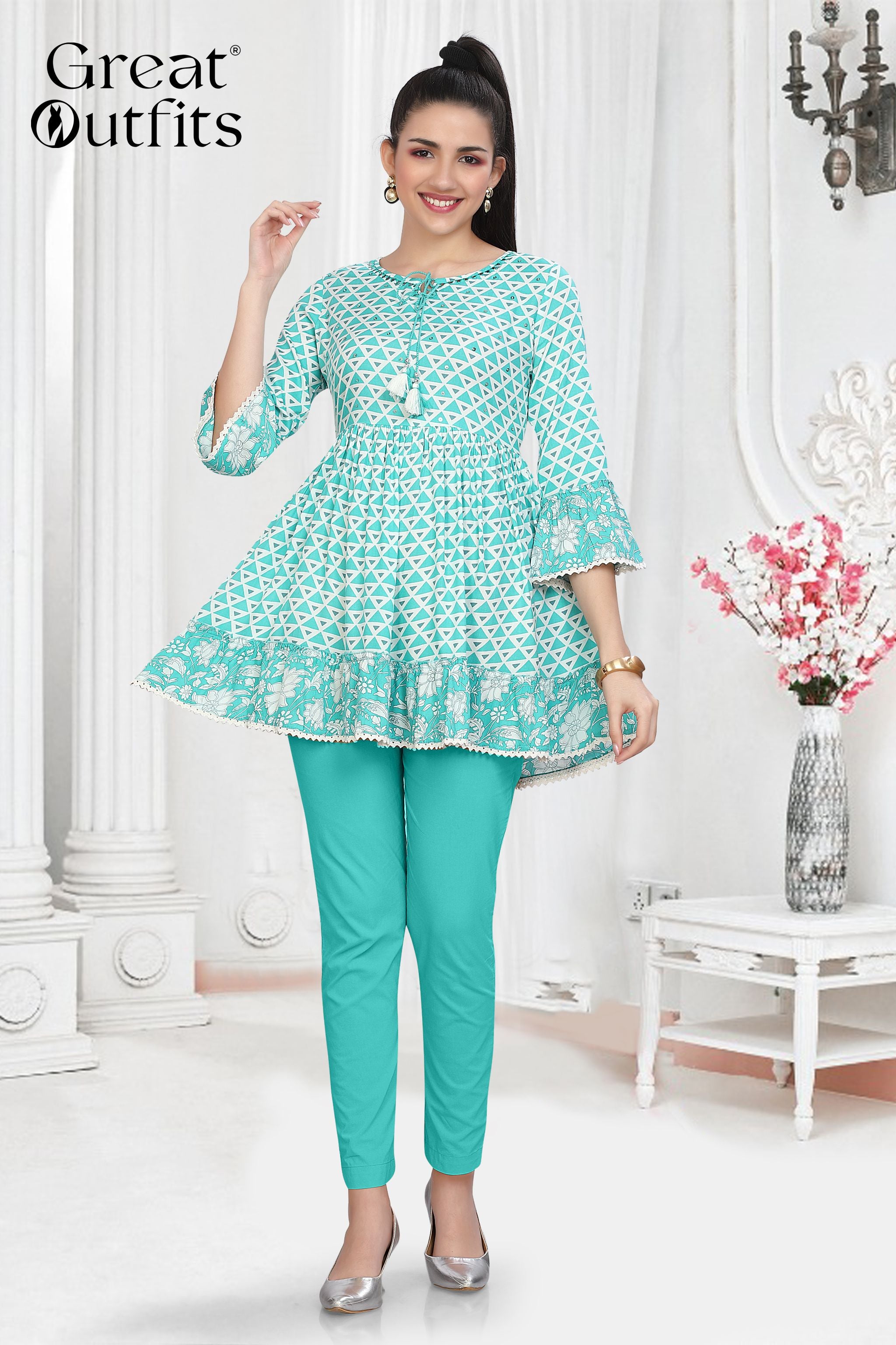 Top Stylish Frock Style Short Kurti Designs Ideas For Girl… | Flickr