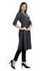 Silk Kurti for Women: Straight Cut with Sequin Embroidery & Bandhani Print