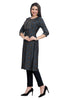 Silk Kurti for Women: Straight Cut with Sequin Embroidery & Bandhani Print