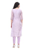 Silk Kurti for women in Pink with Thread and Sequin Work