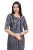 Silk Kurti for women in multi color with cut-dana work