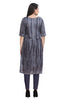 Silk Kurti for women in multi color with cut-dana work