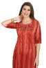 Silk Kurti for women with cut-dana work